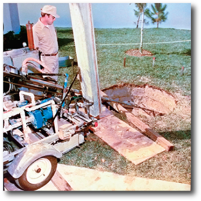 DX Geothermal Introduces the smallest ground loop footprint, only requiring a 3 ft. Circle to be dug up in your yard. The first one being installed in Jackson, Michigan.